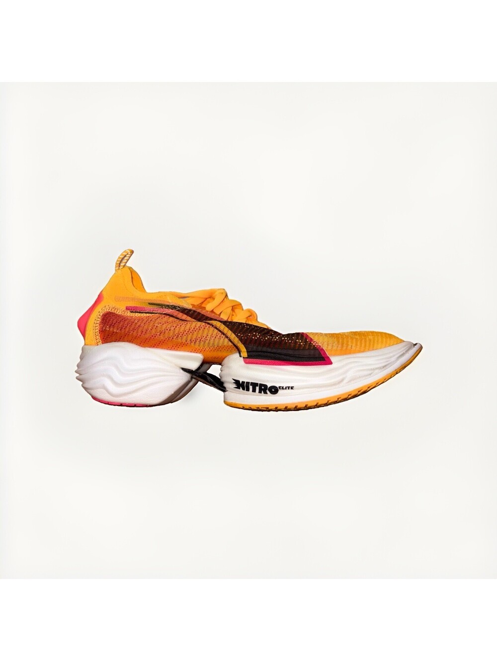 Puma Fast R Nitro Elite 2 Fire Women’s Size 8 Orange Carbon Running Shoes